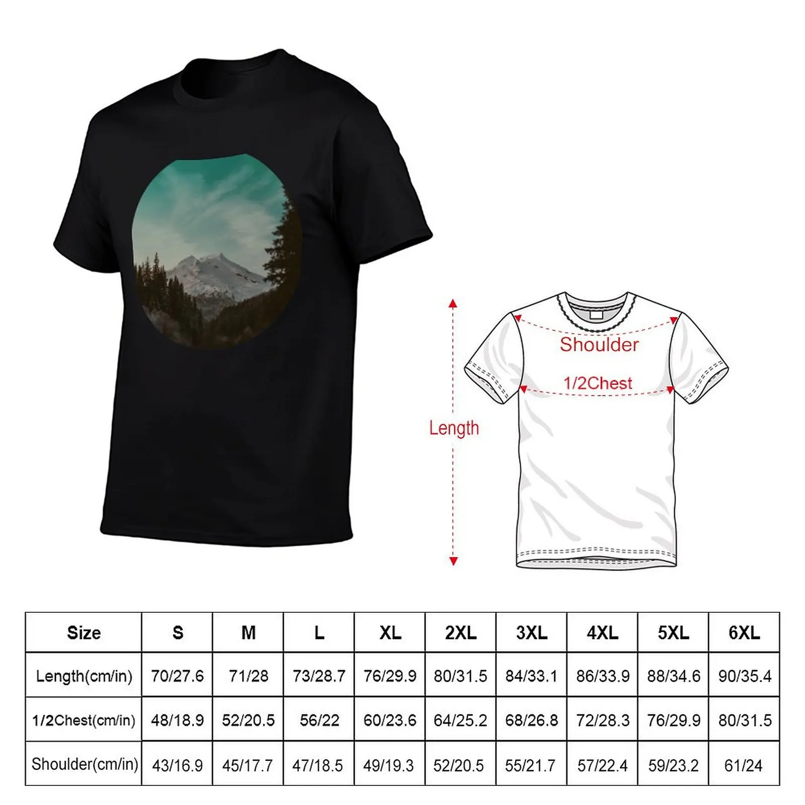 Mt. Baker T-Shirt t shirts cotton 100% t shirts for man pack cotton T-Shirt
