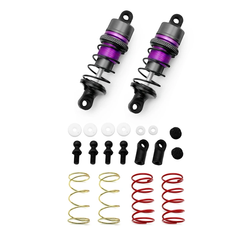 1/10 1Pair Of Metal Hydraulic Shock Absorbers RC Remote Control Car Flat Racing Drift Car (63Mm)