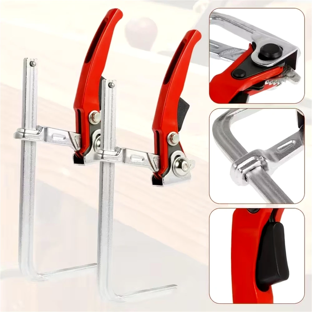 

Woodworking Track Saw Guide Rail Clamp Fastening Clip for Joinery Carpentry Tool