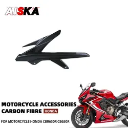 Dla HONDA CBR650R CB650R 100% z włókna węglowego tylny błotnik osłona łańcucha akcesoria motocyklowe CBR650R CB650R 2019 - 2024