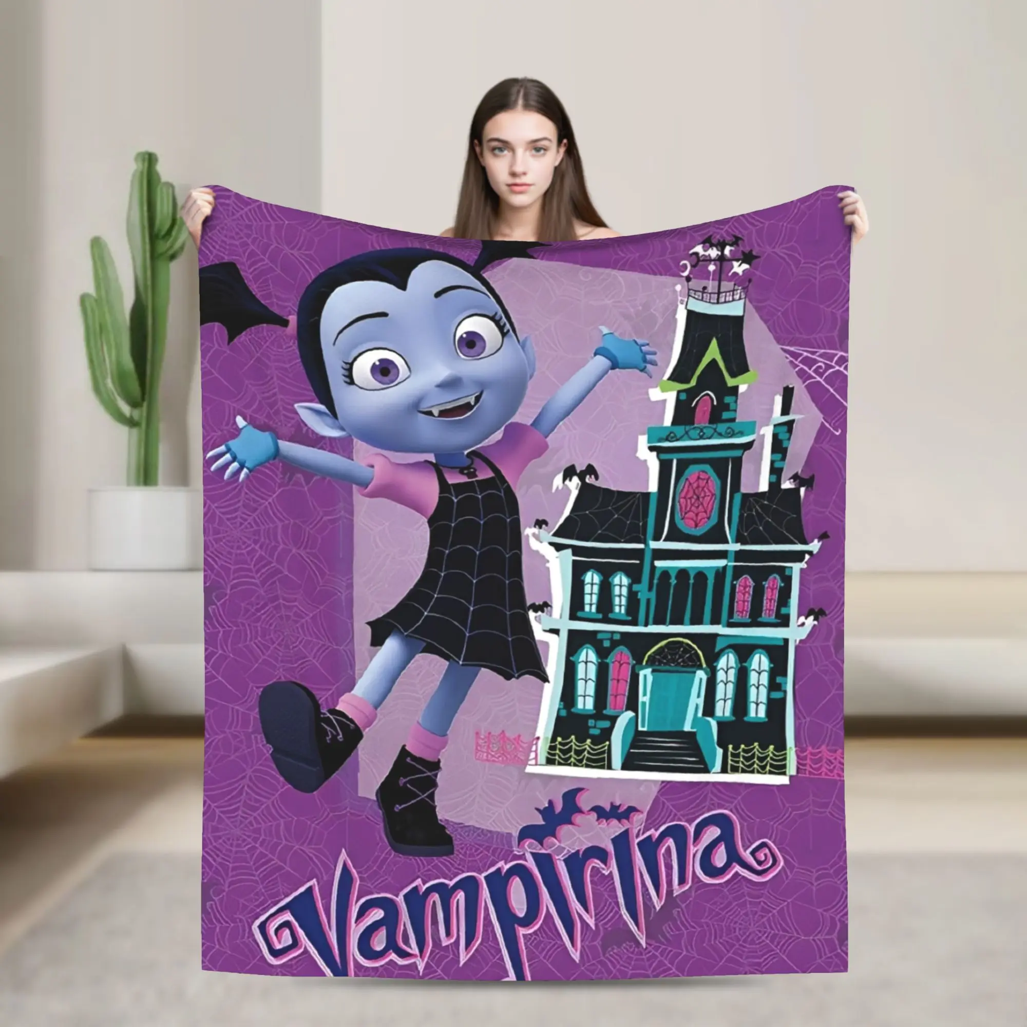 سوبر لينة مصاص دماء في سن المراهقة بطانية مصاص دماء قسط الصوف الفانيلا بطانية سرير خفيفة الوزن الدافئة بطانيات قطيفة استخدام كل موسم #2