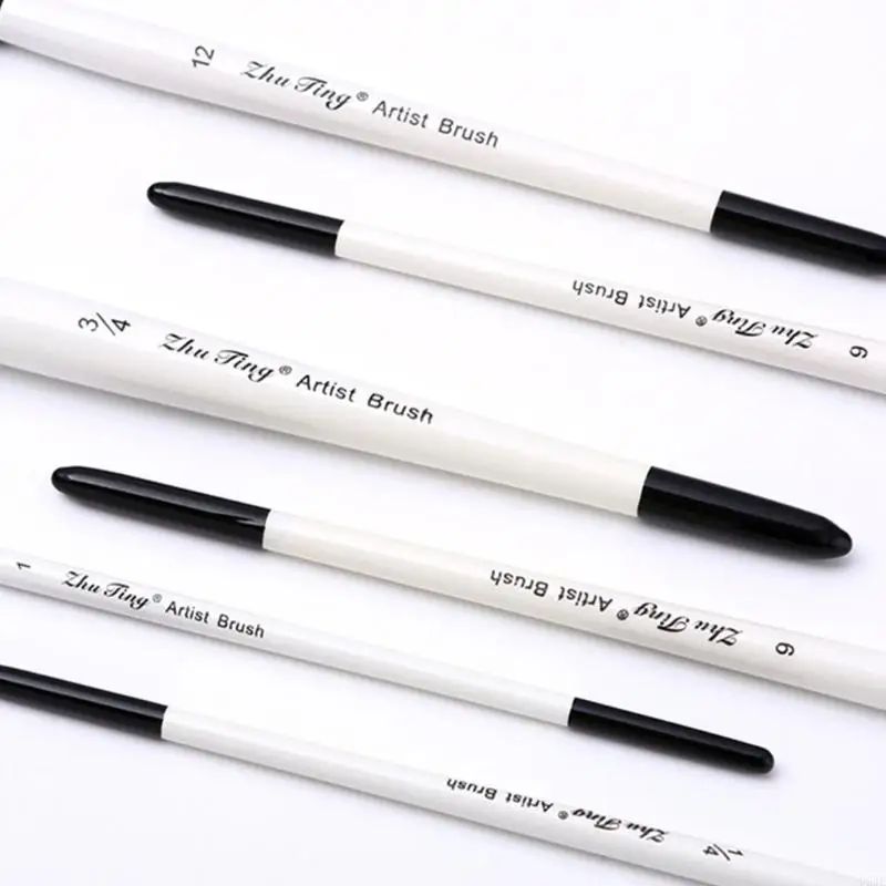 U2JE 6pcs Pannello professionale Pannello con setole in nylon per setole per l principiante