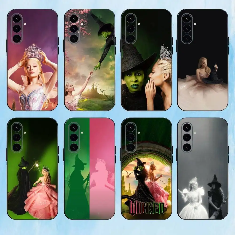 

W-Wicked Musical G-Green Pink Phone Case For Samsung Galaxy A73,A72,A71,A70,A53,A52,A51,Others Soft Black Cover