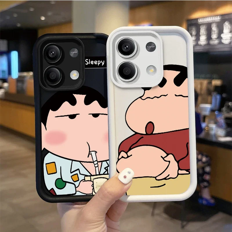 Cartoon Creyon Shin-Chon Handy hülle für Redmi Note 13 12 Pro plus 5g Note 13 12 11 10 9 Pro 12c 10c a2 a1 Telefons chutz hülle