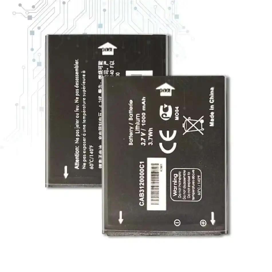 

Mobile Phone Battery CAB3120000C1 CAB23A0000C1 1500mAh For Alcatel One Touch 768 OT800 OT710 OT880A OT888A OT-710D OT-768T