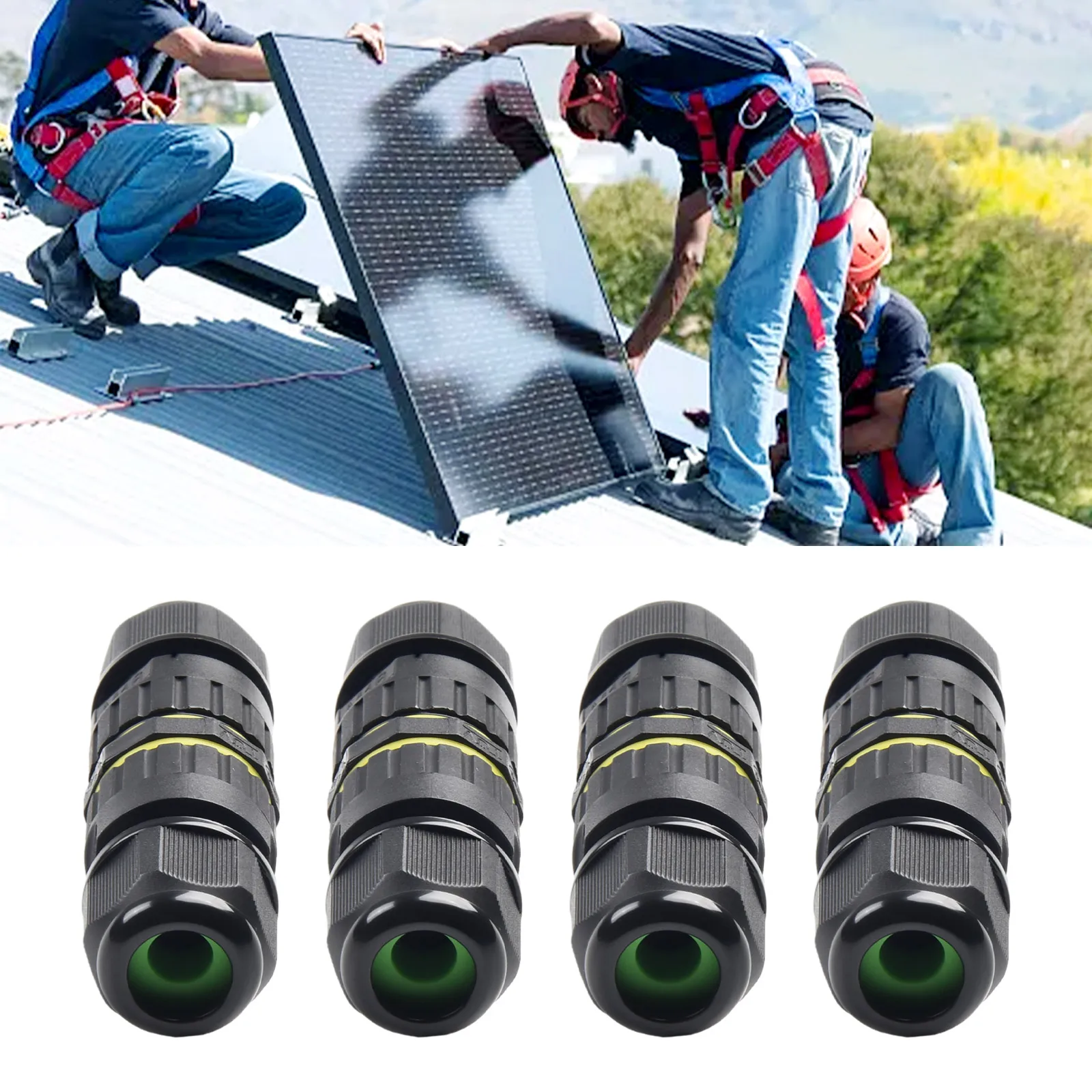 Waterproof Electrical Wire Connector  IP68 Rated Junction Box  Suitable for Outdoor LED Lamp  Solar Panel System