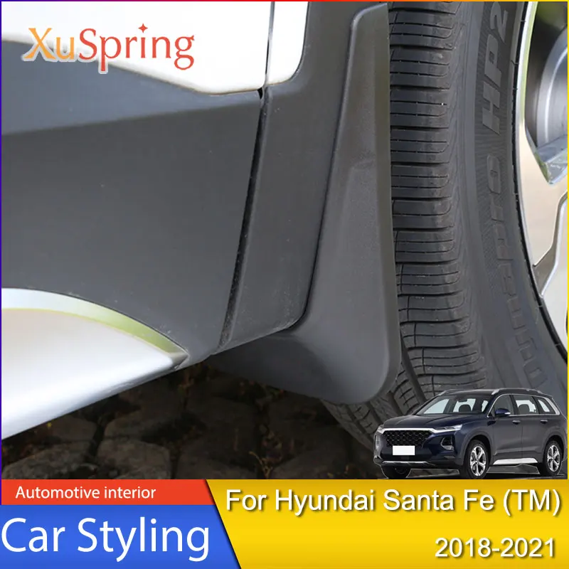 

Аксессуары для защиты от брызг, 4 шт., для Santa Fe MK4 2018 2019 2020 2021 2022 2023
