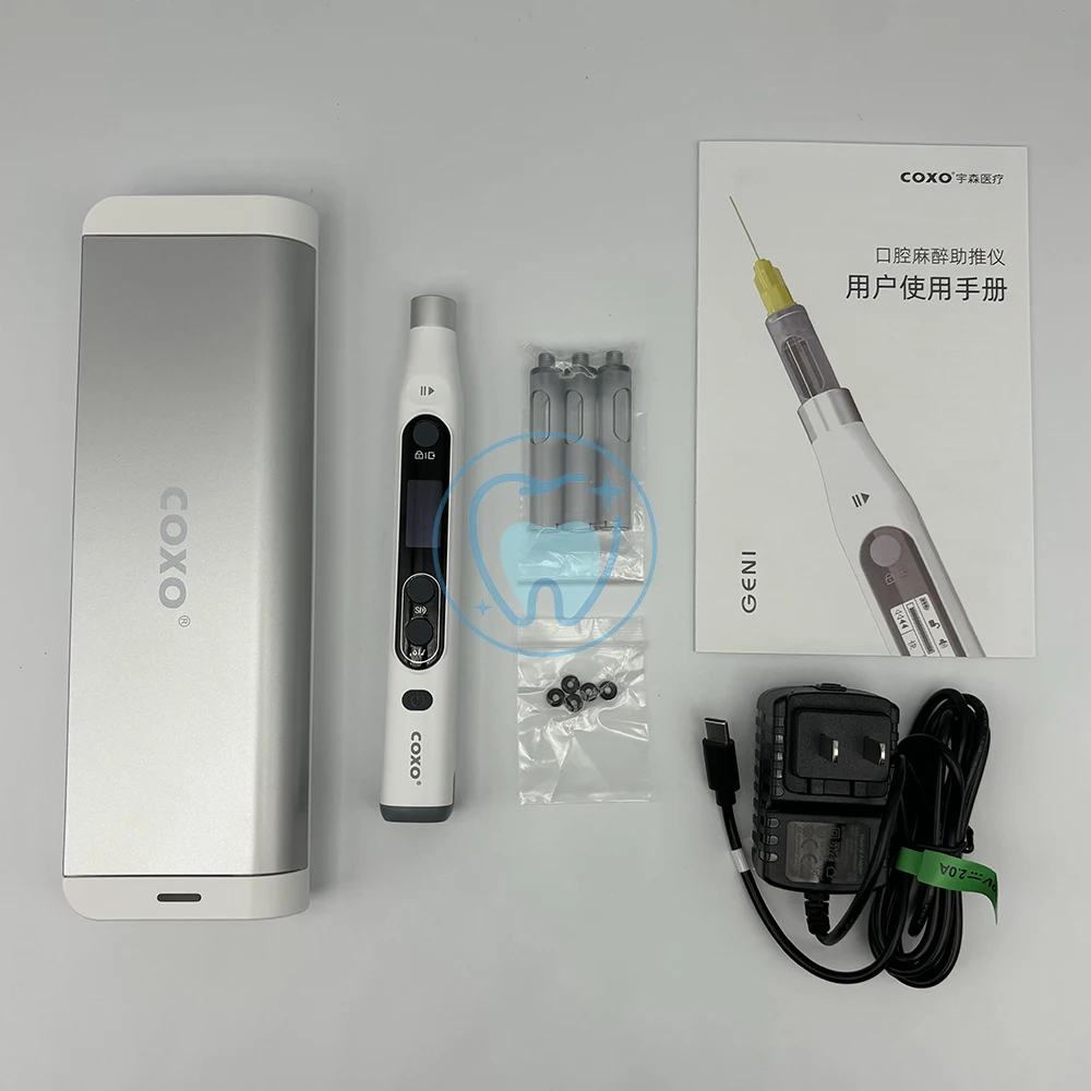 COXO GENI Dental Oral Anesthesia Injector Painless Wireless Local Anesthesia Dental Anesthesia Booster With LCD Display