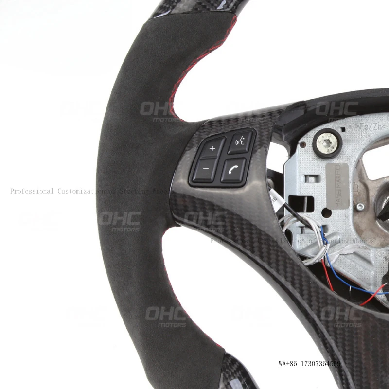 converting old for BMW 1/2/3/4/5 series models to the new carbon fiber suede E90 modified steering wheel