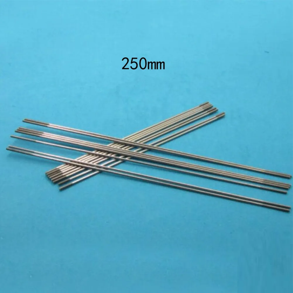 Tiges de traction filetées en acier inoxydable M2, 10 pièces, diam. 1.8/2.6mm, 150/200/250/300mm, pour bateau/avion RC