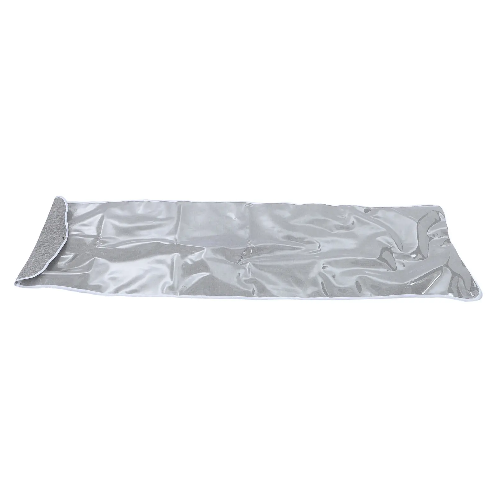 Ironing Board Dust Cover Bag Clear Foldable 51x17.3 Inch Protective Sleeve Snap Fastener Upright Iron Board Storage Laundry Room