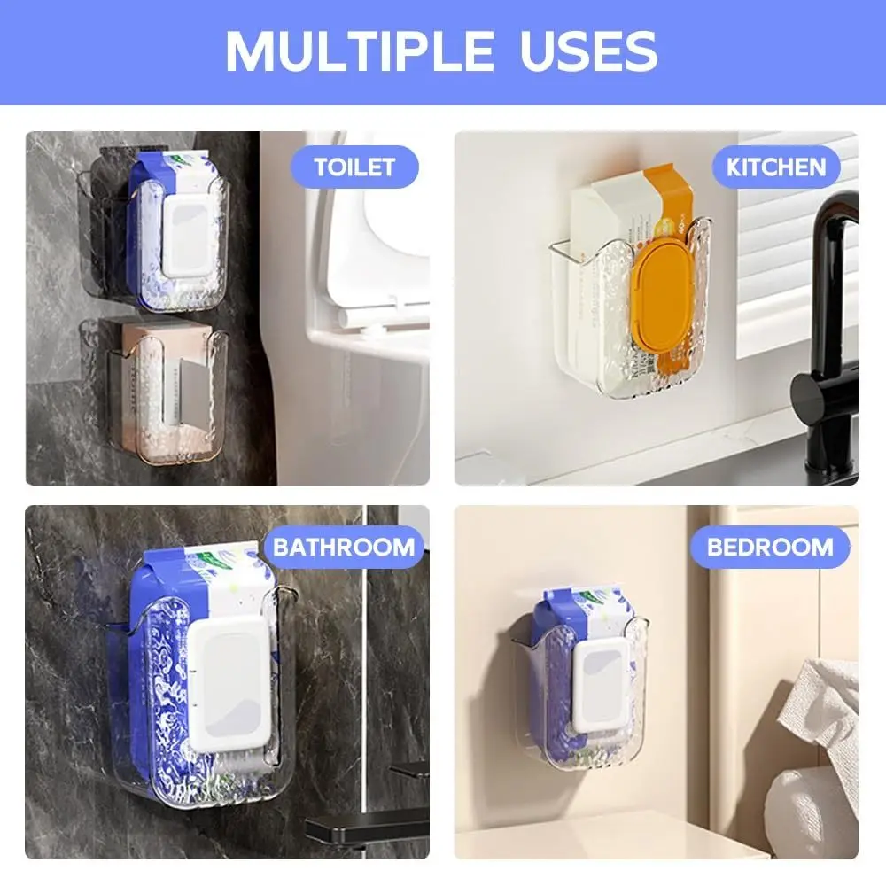 عالية الجودة الحائط مناديل صندوق تخزين افتتاح كبير لكمة خالية صندوق تخزين الأنسجة المبللة الحمام منشفة ورقية المنظم