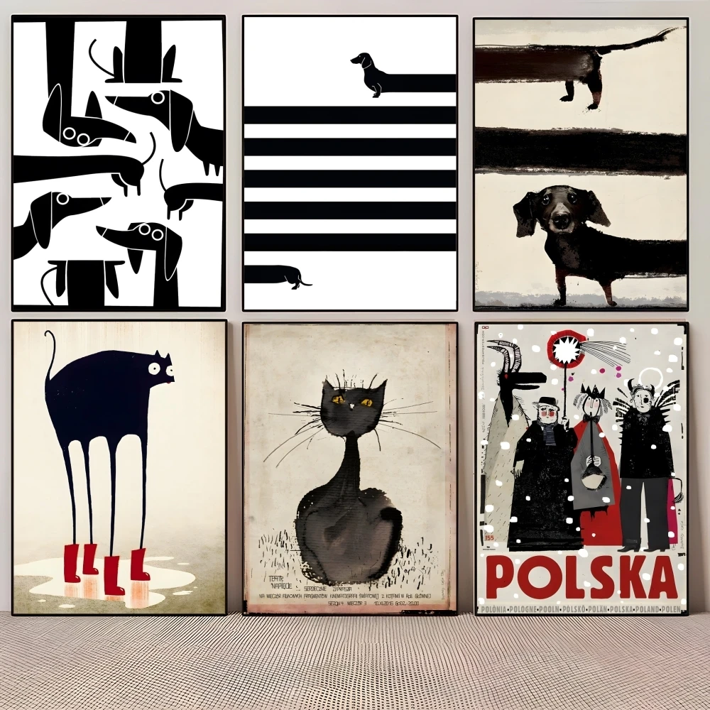R-ryszard Kaja Poster Contemporary Aesthetic PP Paper Art Mi