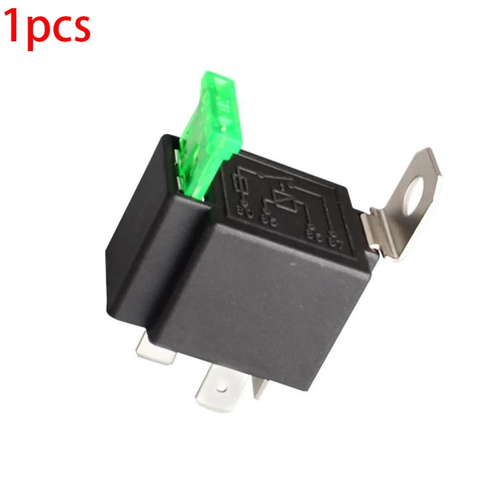 New Practical Car Relay Blade Fuse 30A Fuse 30AMP 30a Automotive Automotive Relay Black Blade Fuse Normally Open
