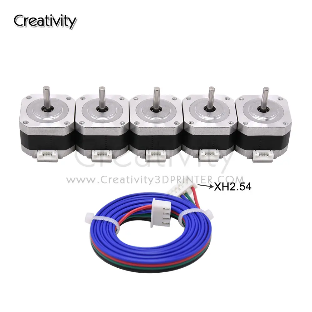 

3D Printer Parts 42-34/42-40 Motors X Y Z Axis Extruders 42 stepper motor Low Noise For Ender-3/Pro/Ender-5/CR-X/10 3D Printe