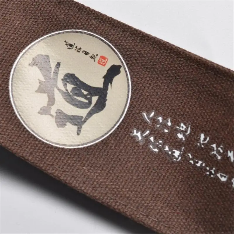 

Thicken Canvas Fishing Rod Case Drawstring Pocket Fishing Accessories