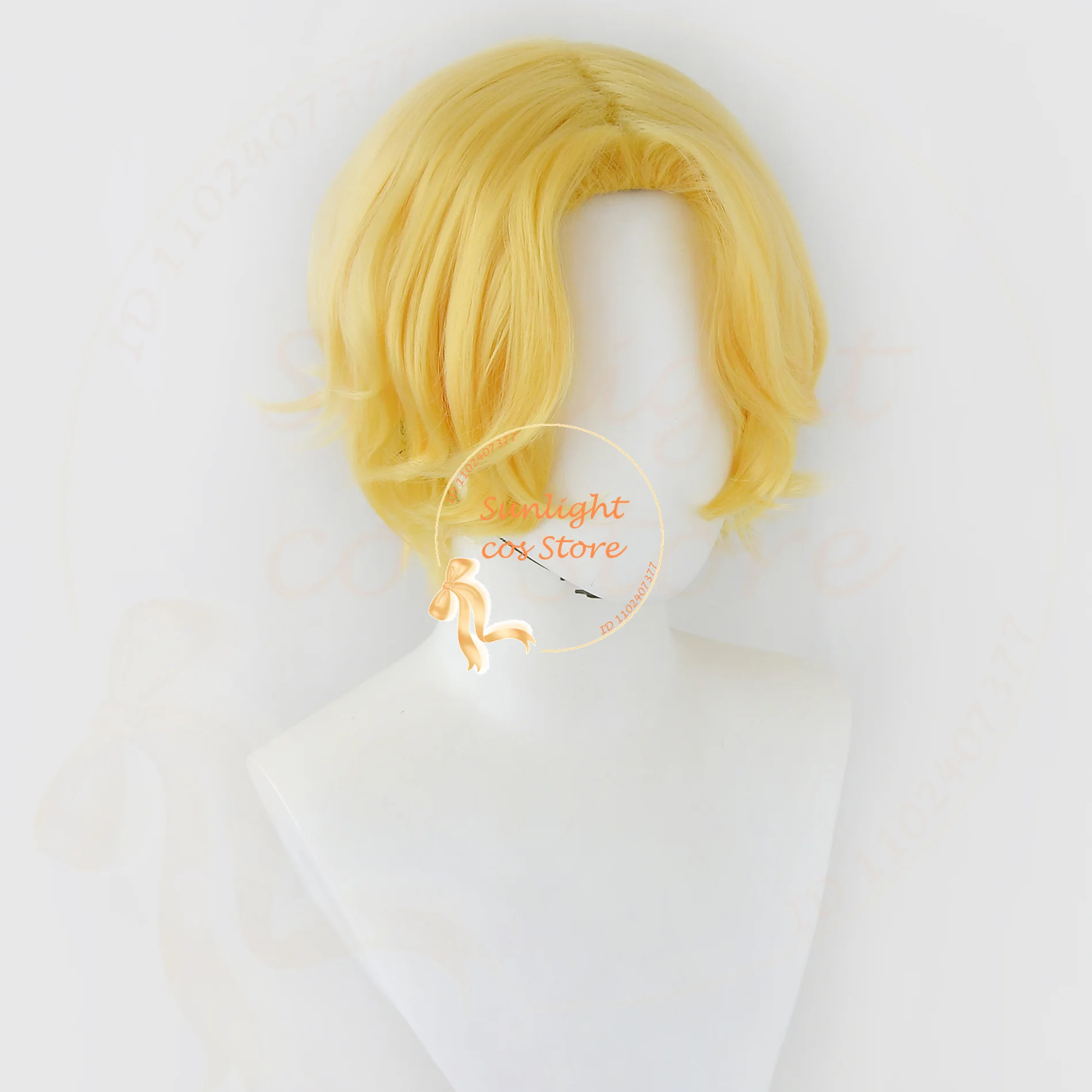 Sabo-Peluca de Cosplay de Anime, pelo sintético resistente al calor, corto, rizado, brillante, fiesta de Halloween, Unisex, con gorro