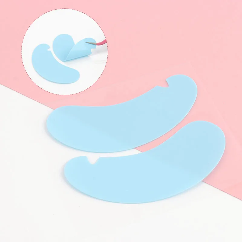 10 pares reutilizáveis cílios perm silicone almofadas de olho lash extensão sob remendos de olho pegajoso extensão de cílios remendo ferramentas de maquiagem