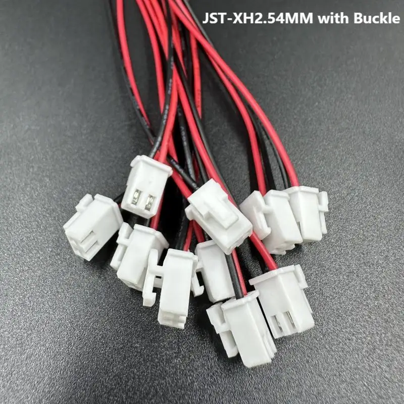 10PCS XHB2.54MM-2Pin JST Connector XH2.54MM With Buckle 2 Pitch Terminals For Lipo PCB Wire Connector