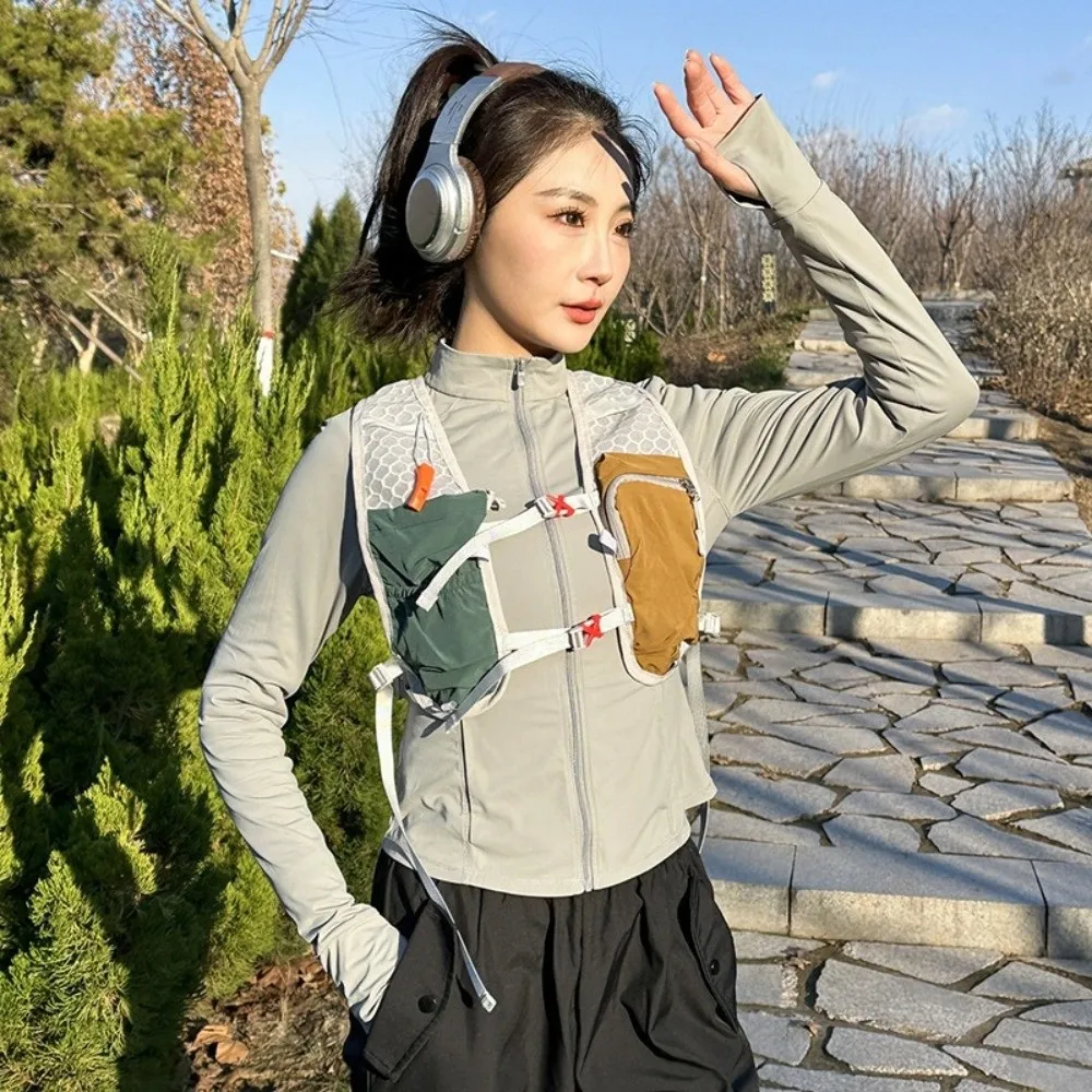 

Lightweight Hydration Running Vest Reflective Design Breathable Hydration Pack Convenient Waterproof Bicycle Bag Vest Marathon