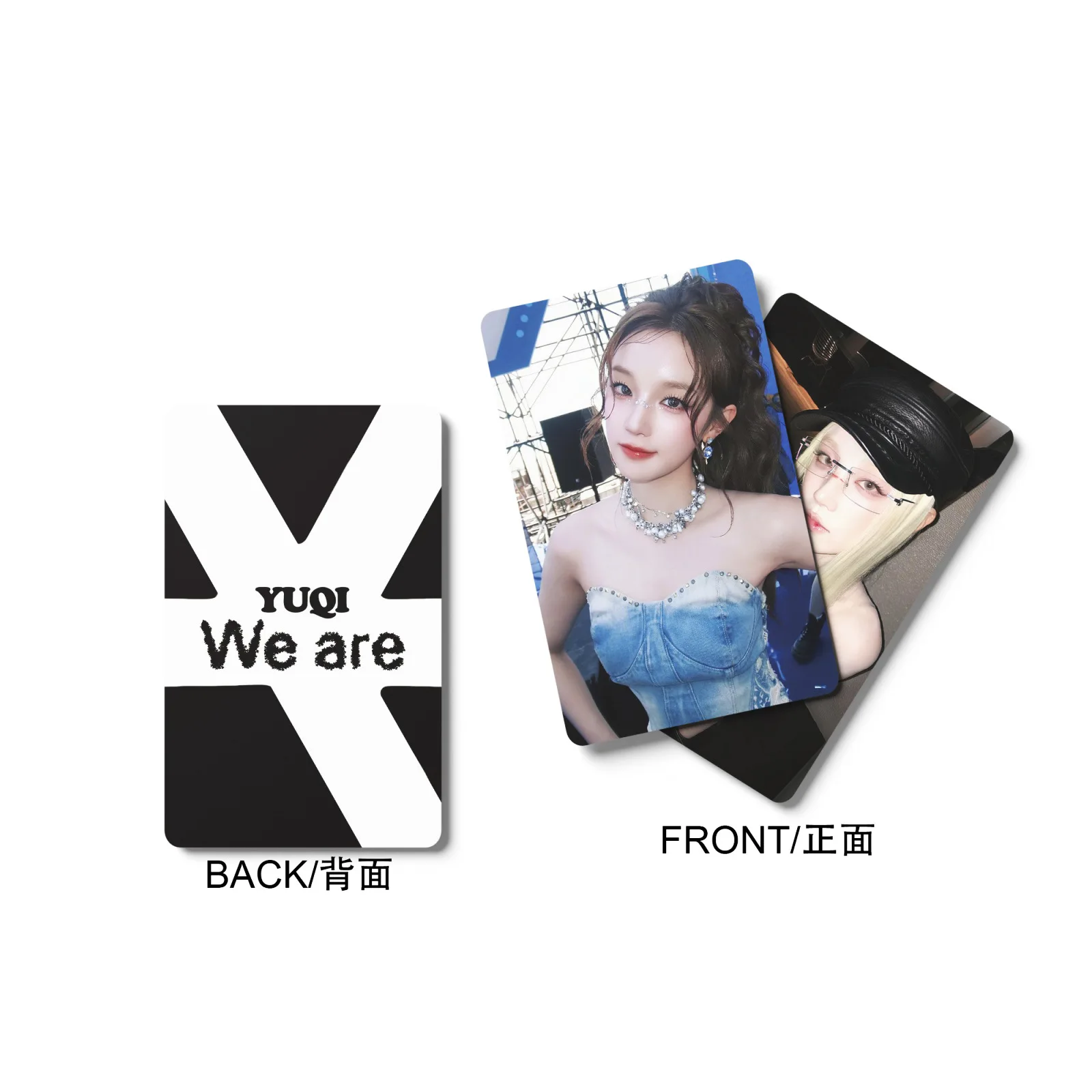 127pcs/set Kpop Yuqi Lomo Cards Photocards New Album WE ARE  Photocards stickers fan collection cards