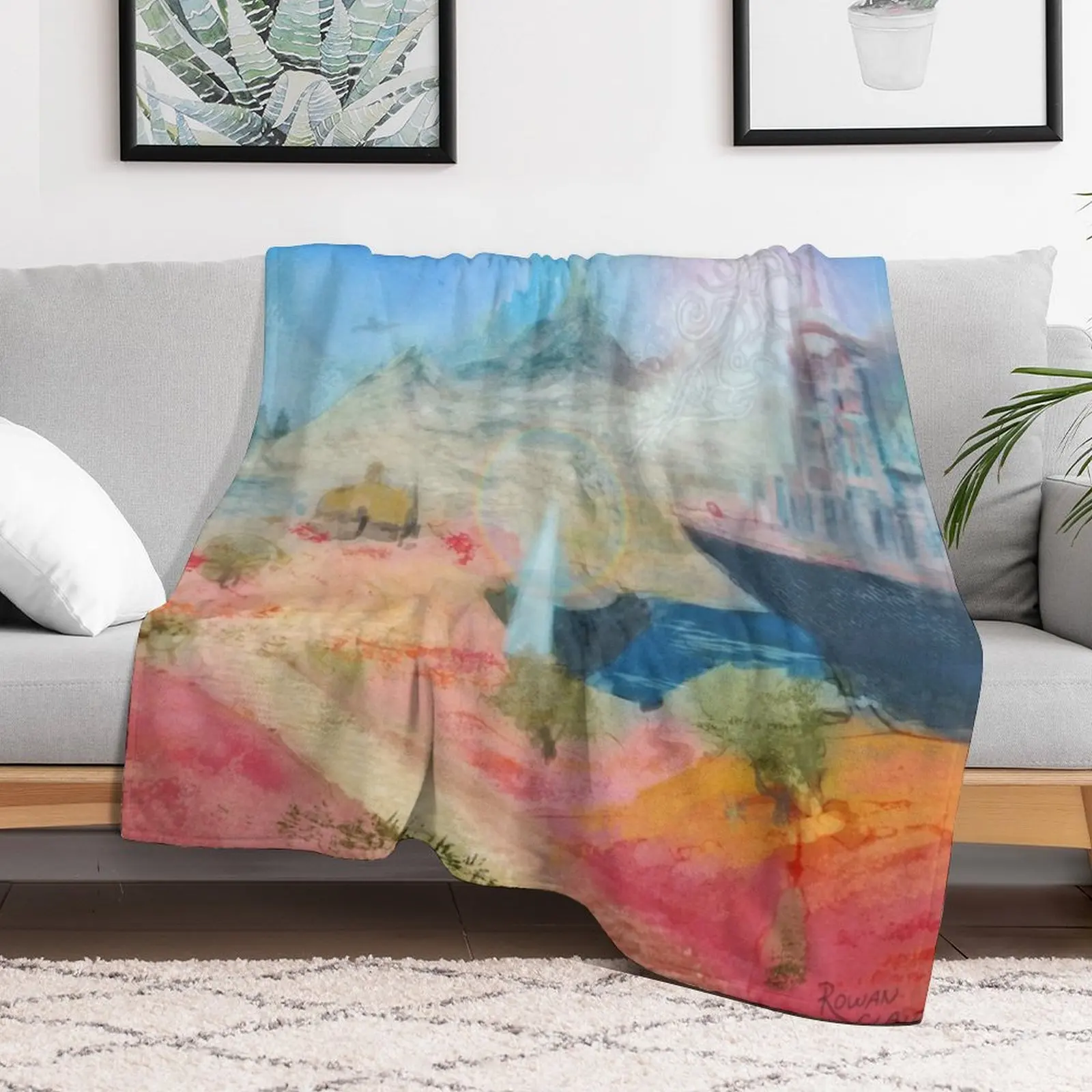 Il Mheg, the Faerie Kingdom Throw Blanket warm for winter Decorative Sofa Warm For Baby Blankets