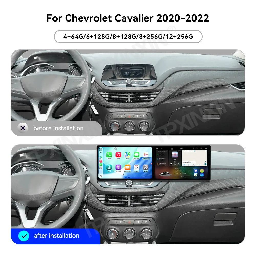 10.1 Inch Screen Car Radio For Chevrolet Cavalier 2020-2022 Android GPS Navigation Multimedia Video Stereo Receiver Head Unit