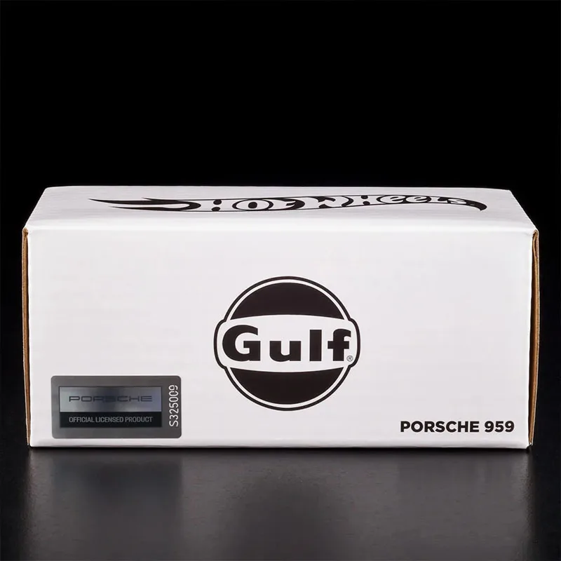 2025 1/64 ล้อร้อนสายสีแดงรถDiecastรุ่นRLC Porsche 959 สะสมห้องพักเครื่องประดับเด็กวันเกิดของเล่นของขวัญ