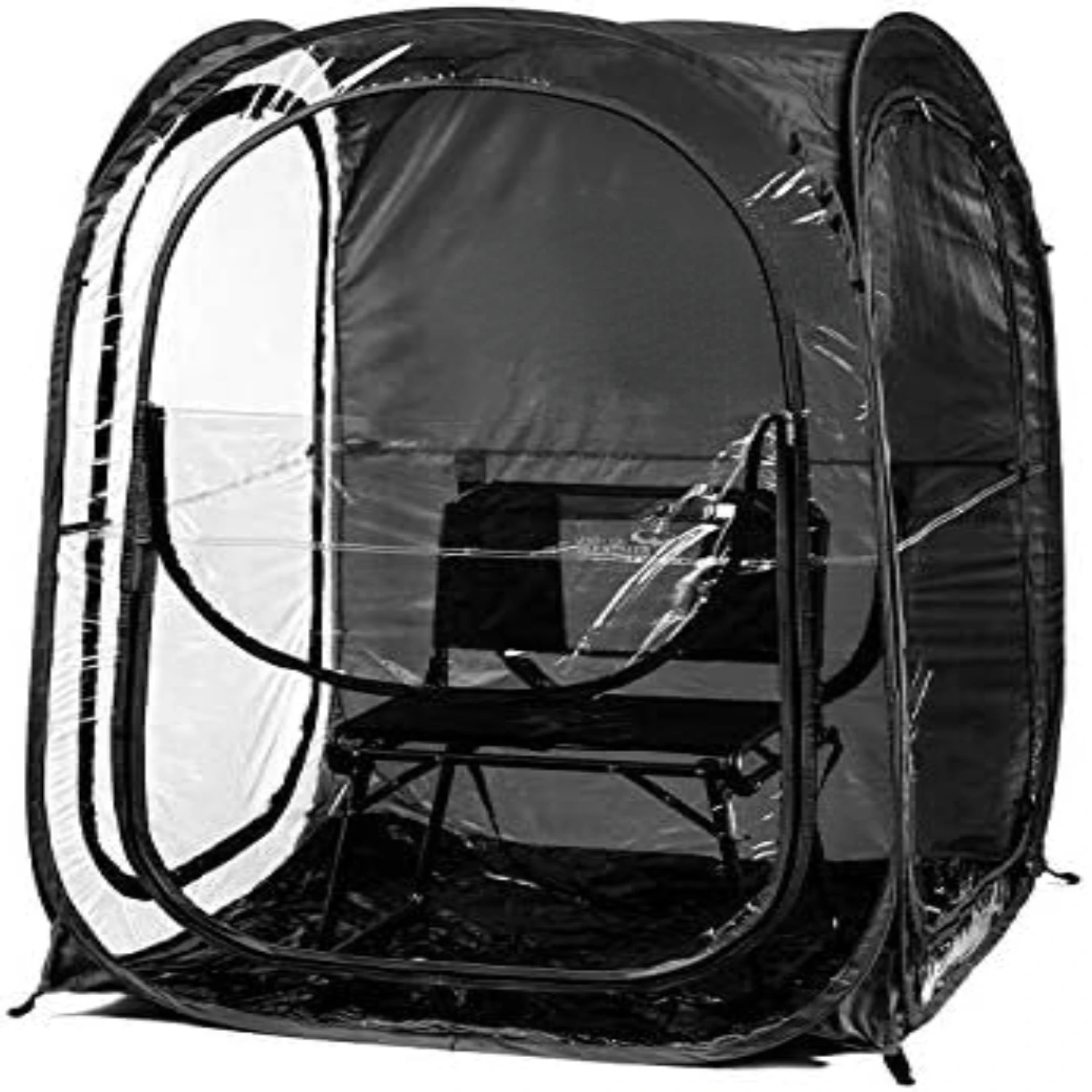 

Portable Pop-Up Pod - Ultimate Protection from Cold, Wind, and Rain