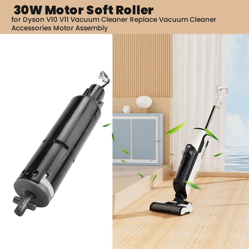 

ABBR 30W Motor Soft Roller for Dyson V10 V11 Vacuum Cleaner Replace Vacuum Cleaner Accessories Motor Assembly