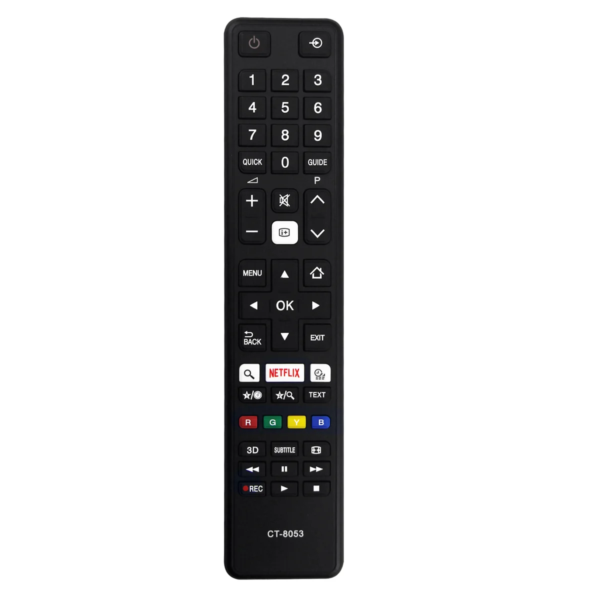 

CT-8053 Replace Remote for Toshiba 4K Netflix TV 48U7653DB 55U7653DB 40U7653DB U76 Series 49U6763DG 55U8660EV 65X9763DB