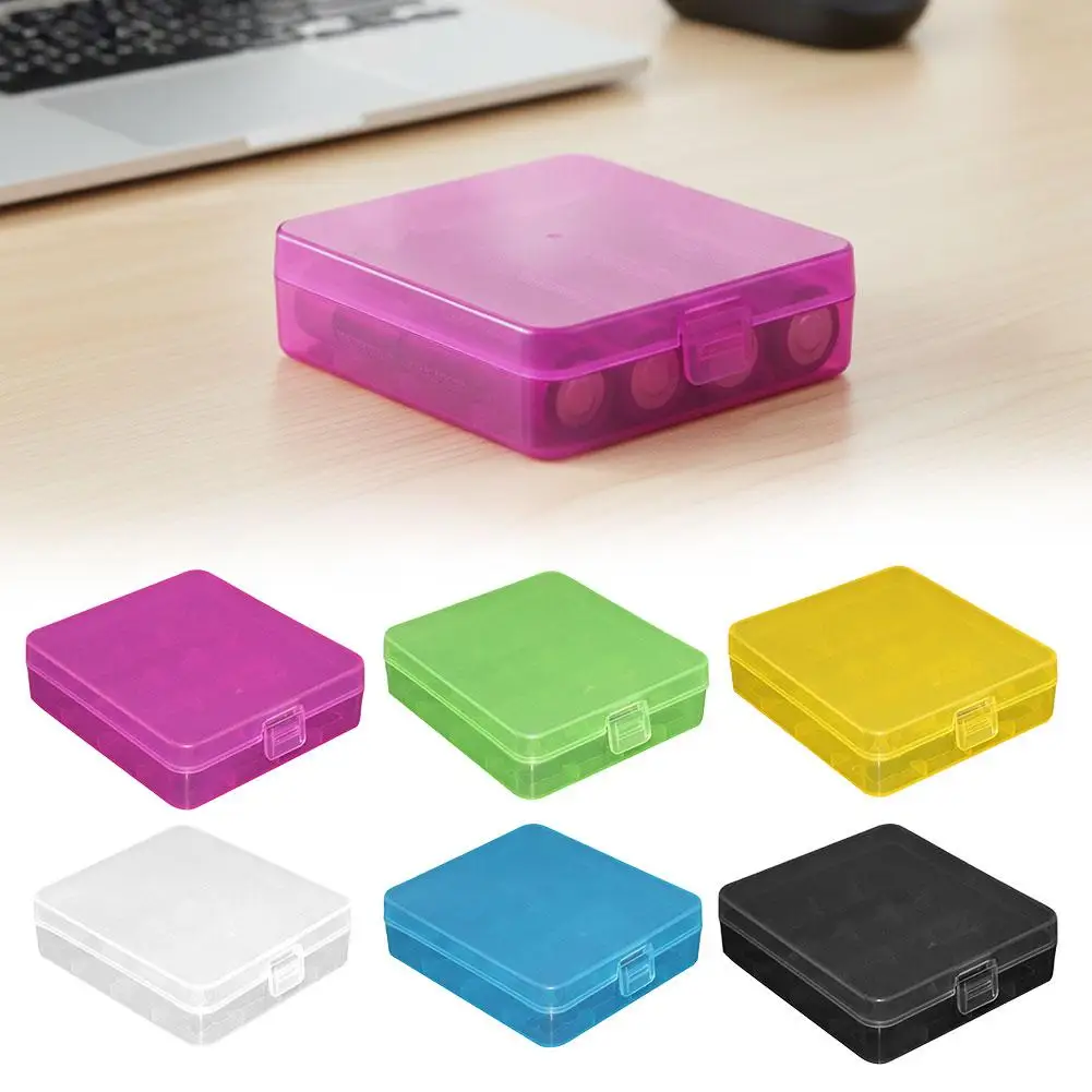 18650 holder Hard Plastic Case Holder Battery Storage Box For 18650 Battery Case container holder