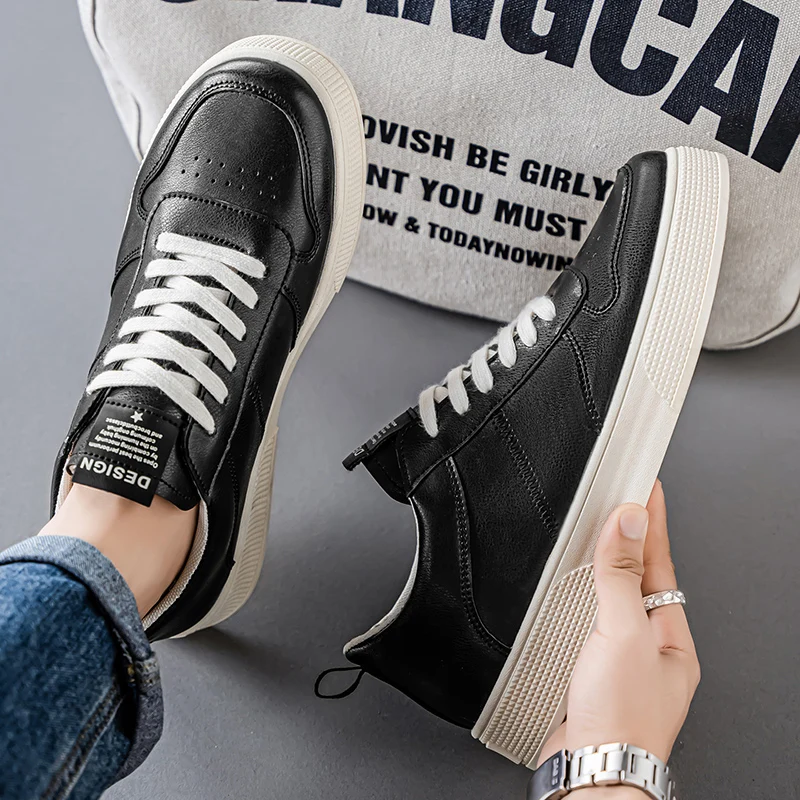 أحذية رياضية كاجوال جديدة للرجال، قابلة للتنفس، مسطحة، خفيفة الوزن ومريحة، أحذية رجالية كبيرة الحجم