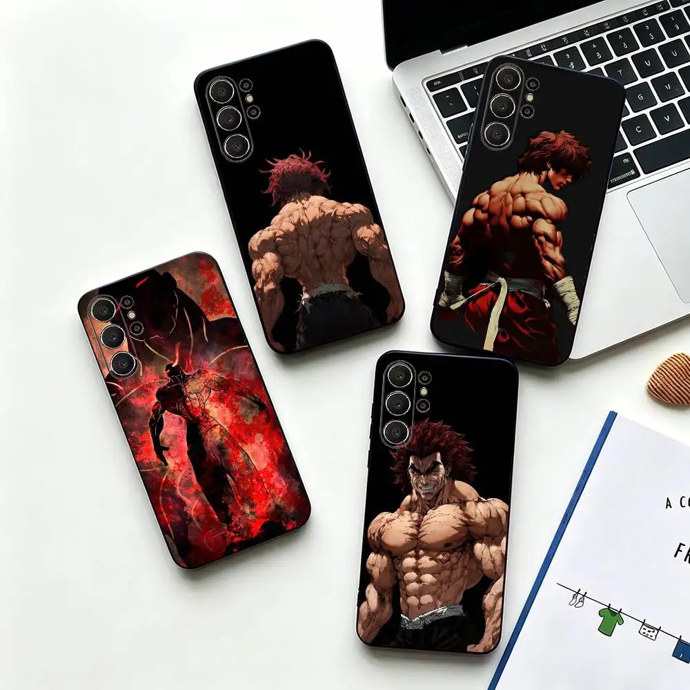 Persistent Baki Hanma Grappler -r Coque de téléphone en silicone souple noir pour Samsung Ultra S26, S24, S21, S22, S23, S30, Plus, Lite
