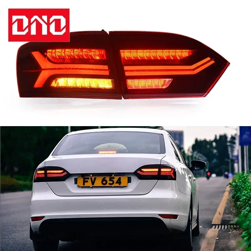 Car LED 12V Taillights For Volkswagen VW Jetta MK6 2012 2013 2014 Rear Running Lamp Brake Reverse Turn Signal Car Accessories