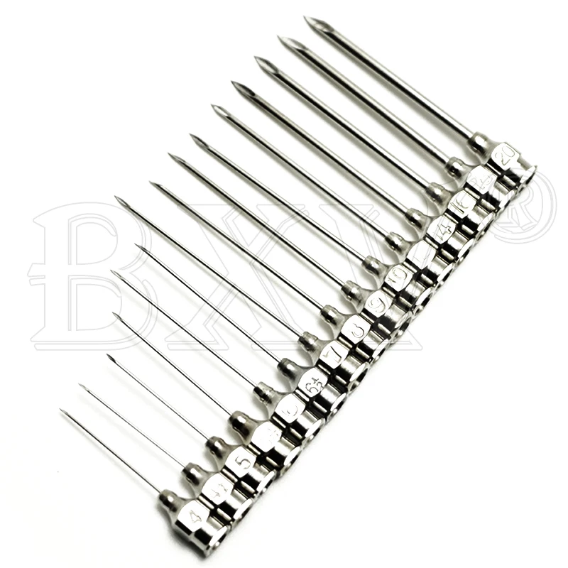 10PCS 5x20.5 5*20.5MM Syringe Stainless Steel Needle Veterinary Needle Dispensing Needle DNIGEF 5.5x24 6x35 6.5x29 7x36 20X38