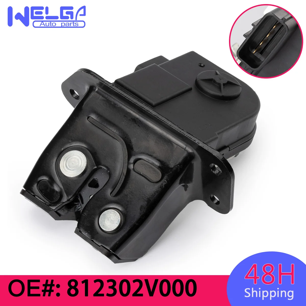 Rear Tailgate Lock Latch 812302V000 for 2012- 2017 Hyundai Veloster Trunk Door Lock Lock Actuator 81230-2V000 Accessories