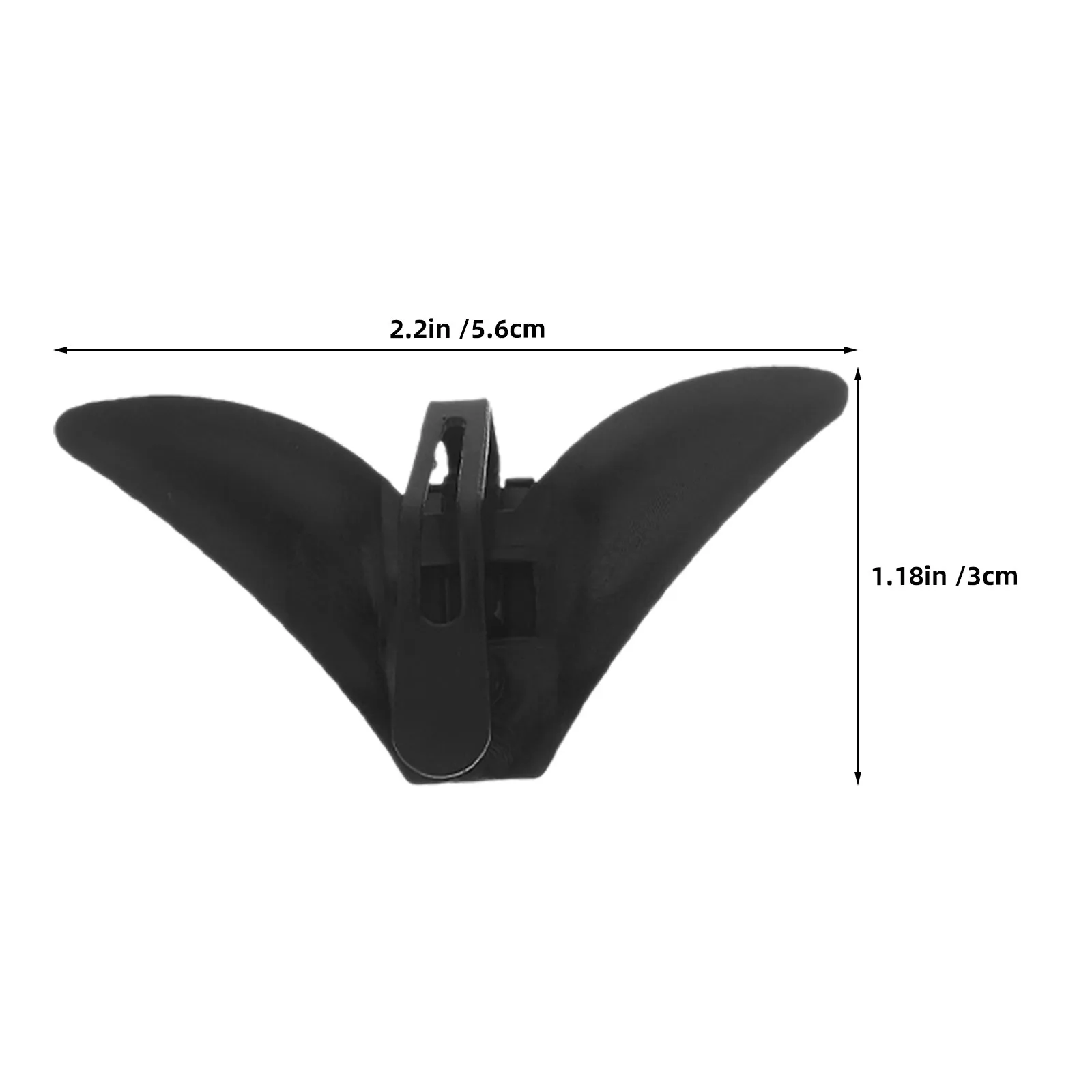 30Pcs Tie Clip Bow Tie Hardware Collar Clip Fastening Adjustable Plastic Slider Replacement Clips for Business Wedding Formal