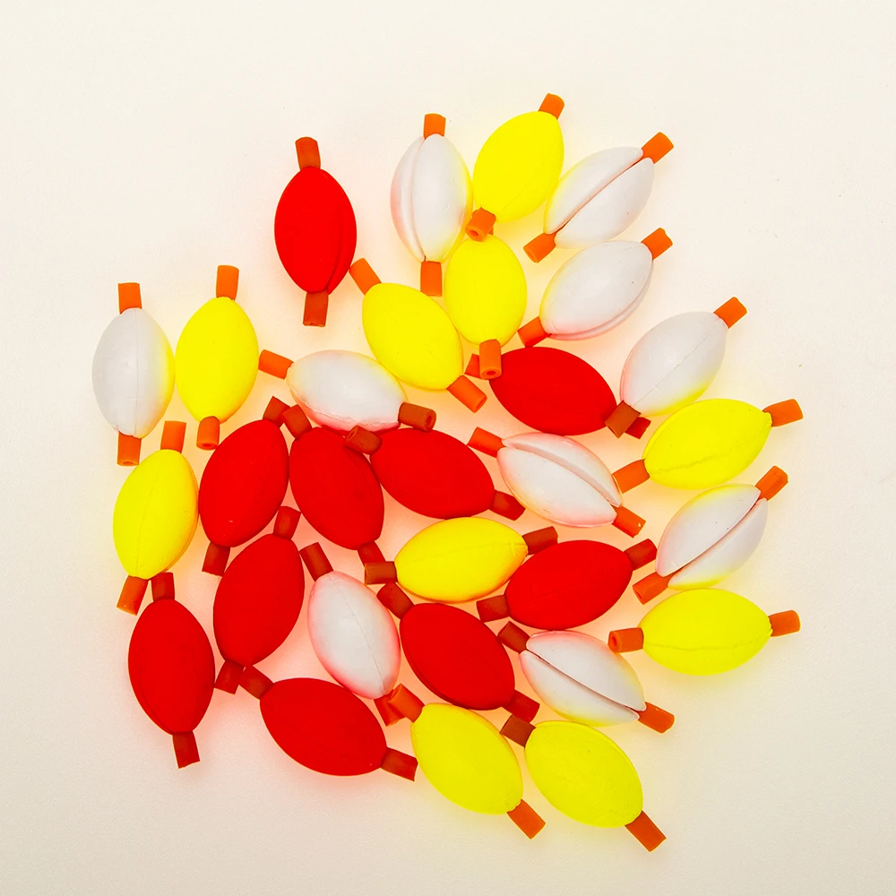 20Pcs EVA Foam Fly Fishing Strike Indicators Floating Bobbers Freshwater Trout Fishing Tackle