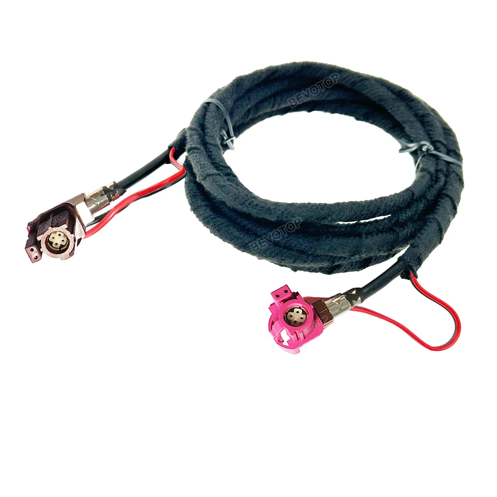 Car LVDS Video Line Cable NBT EVO System Fakra HSD D / H Female Right Angle 90° NBT Video 535 Cable for BMW F10 F15 F20 F25 F3