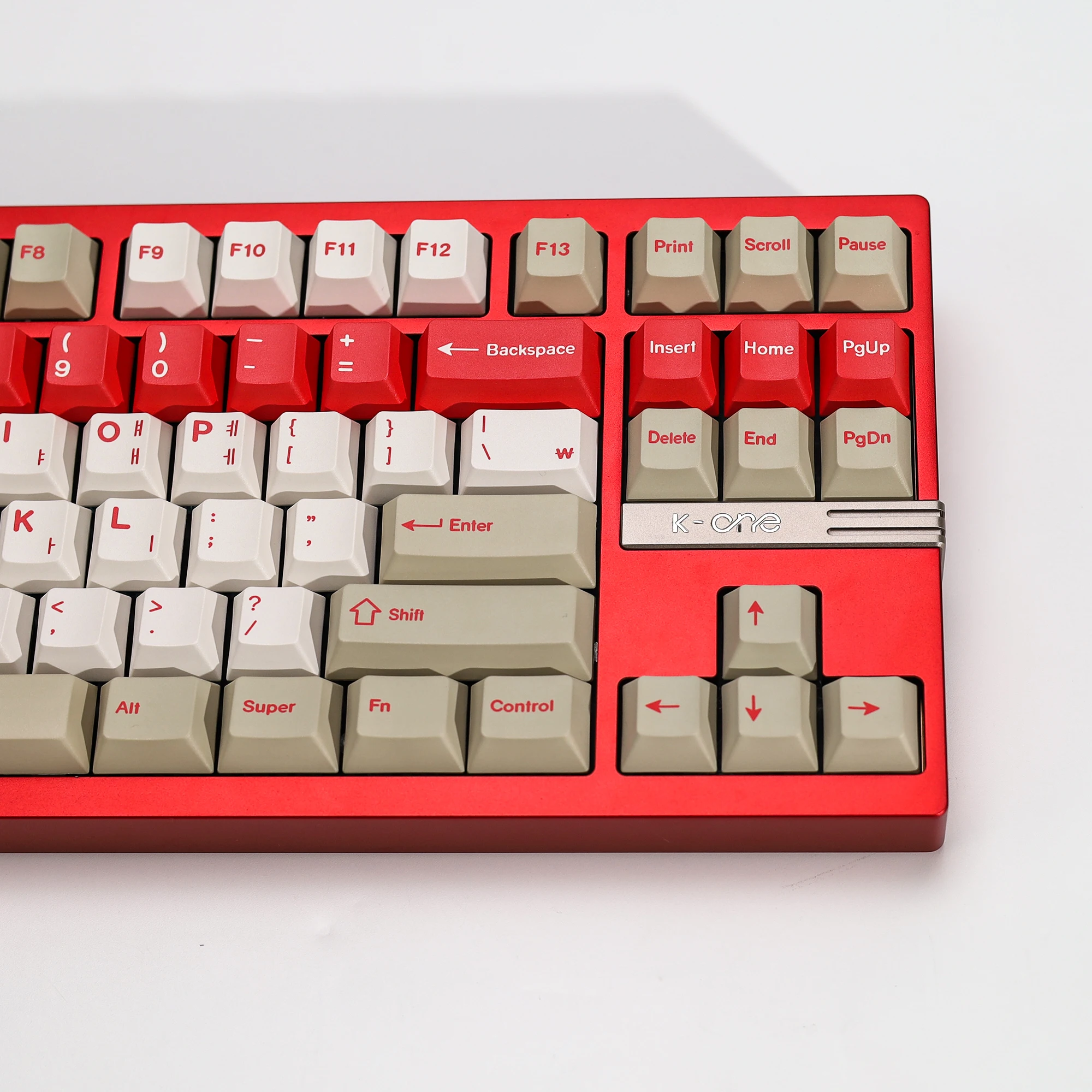 KBDiy Koreanische Tastenkappen Retro GMK Red Alert Cherry Profile PBT Ailce Tastenkappen Maßgefertigt für 60% Gaming Mechanische Tastatur KIT Tastenkappen – Detail 10