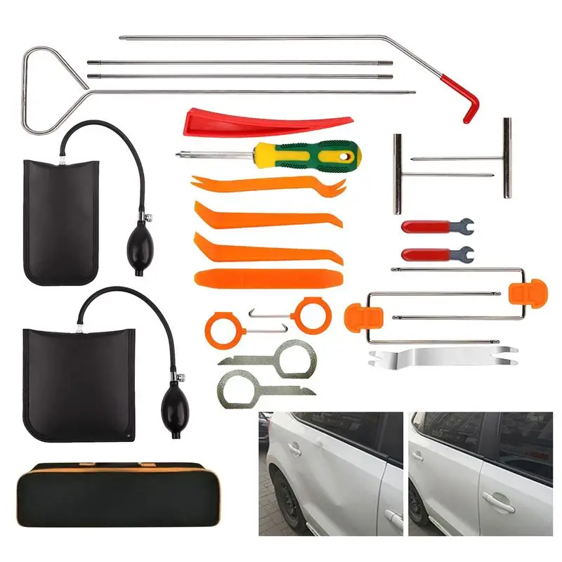 

Car Dent Puller Auto Body Repair Tools Professional Auto Dent Repair Rods Kit Car Door Edge & Auto Body Repair Tools For Auto