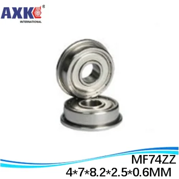 

440C Ball Bearing Miniature Bearing with Flange MF74ZZ SMF74ZZ F674 FL74ZZ Stainless Steel 4*7*8.2*2.5*0.6mm Inch Bearing AXK 99