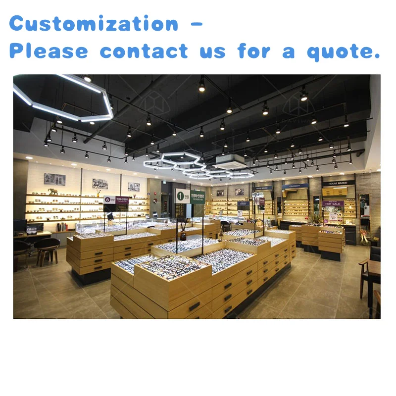 

на заказ.Освеченная оптическая витрина для магазинов, мебель, розничный магазин, витрина для очков, стеклянная витрина с выдвижным ящиком