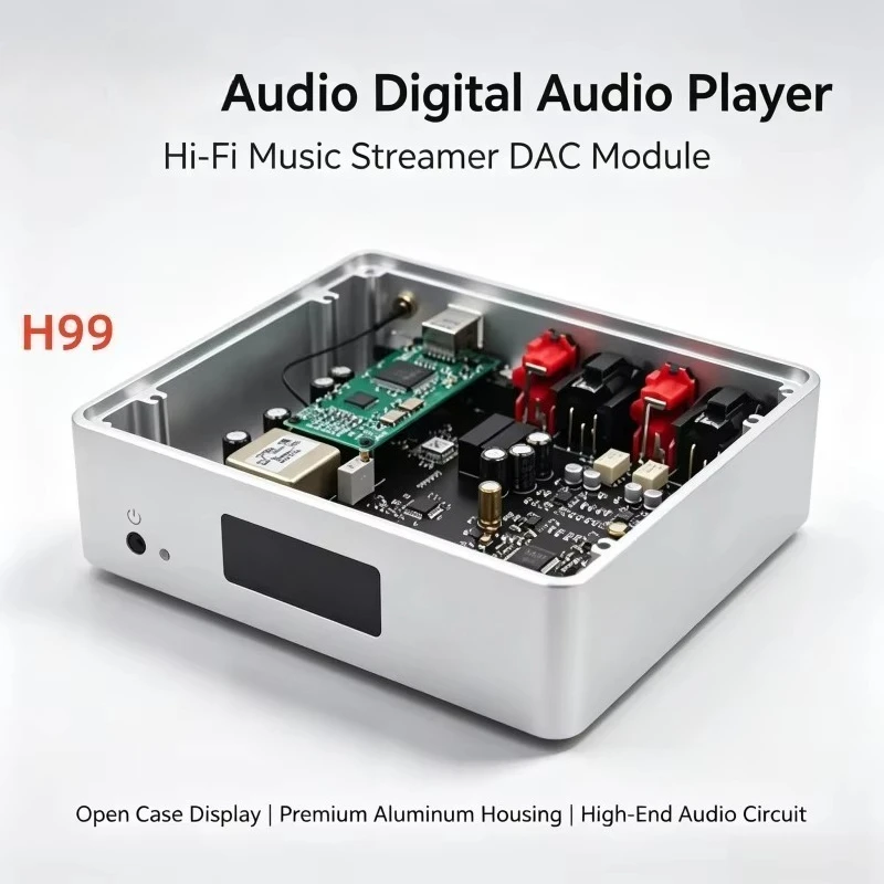 H99 Flagship AK4499EX Fully Balanced Hifi DAC Decoder OCXO Constant Temperature Oscillator