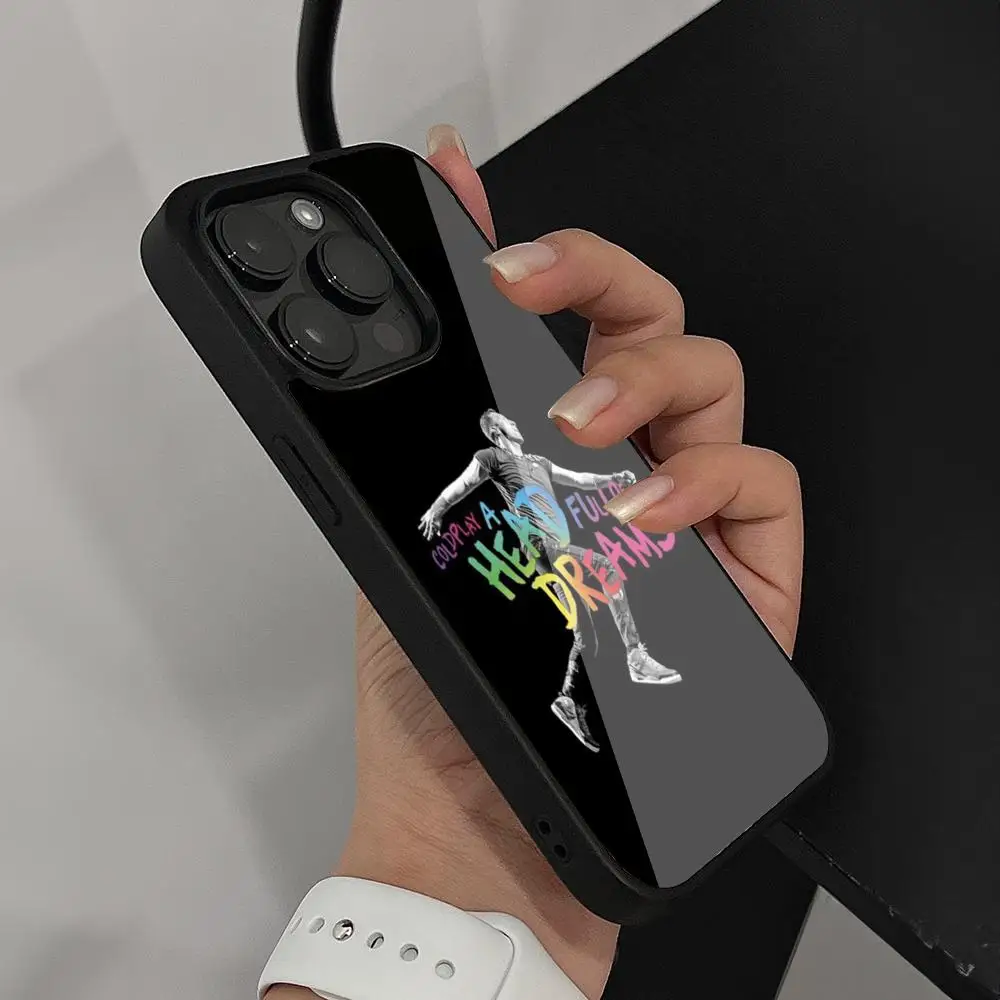 Coldplay-funda de teléfono para Iphone, carcasa de TPU para Iphone 15 14 13 12 11 Pro Max Mini 8 Plus Se Xr X Xs 2020 PC