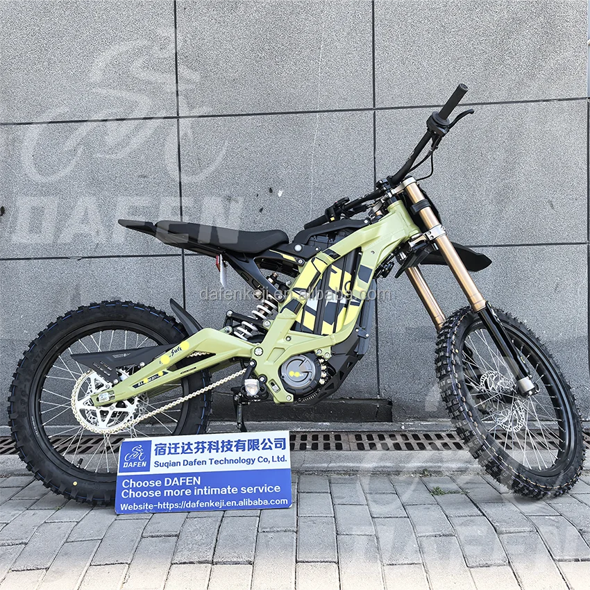 Electric Motorcycle Carbon Fiber Frame Motorcycle Light-Weight EMoto Electric Motorcycle Sur Ron Ebike