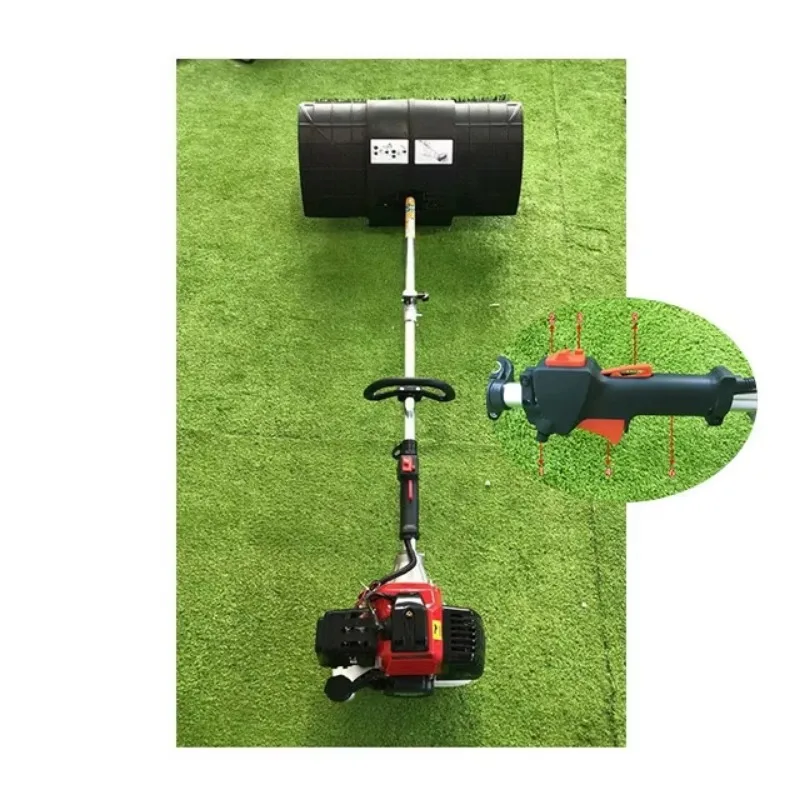 Gasoline powered portable lawn sweeper Municipal sanitation sweeper Lawn combing machine