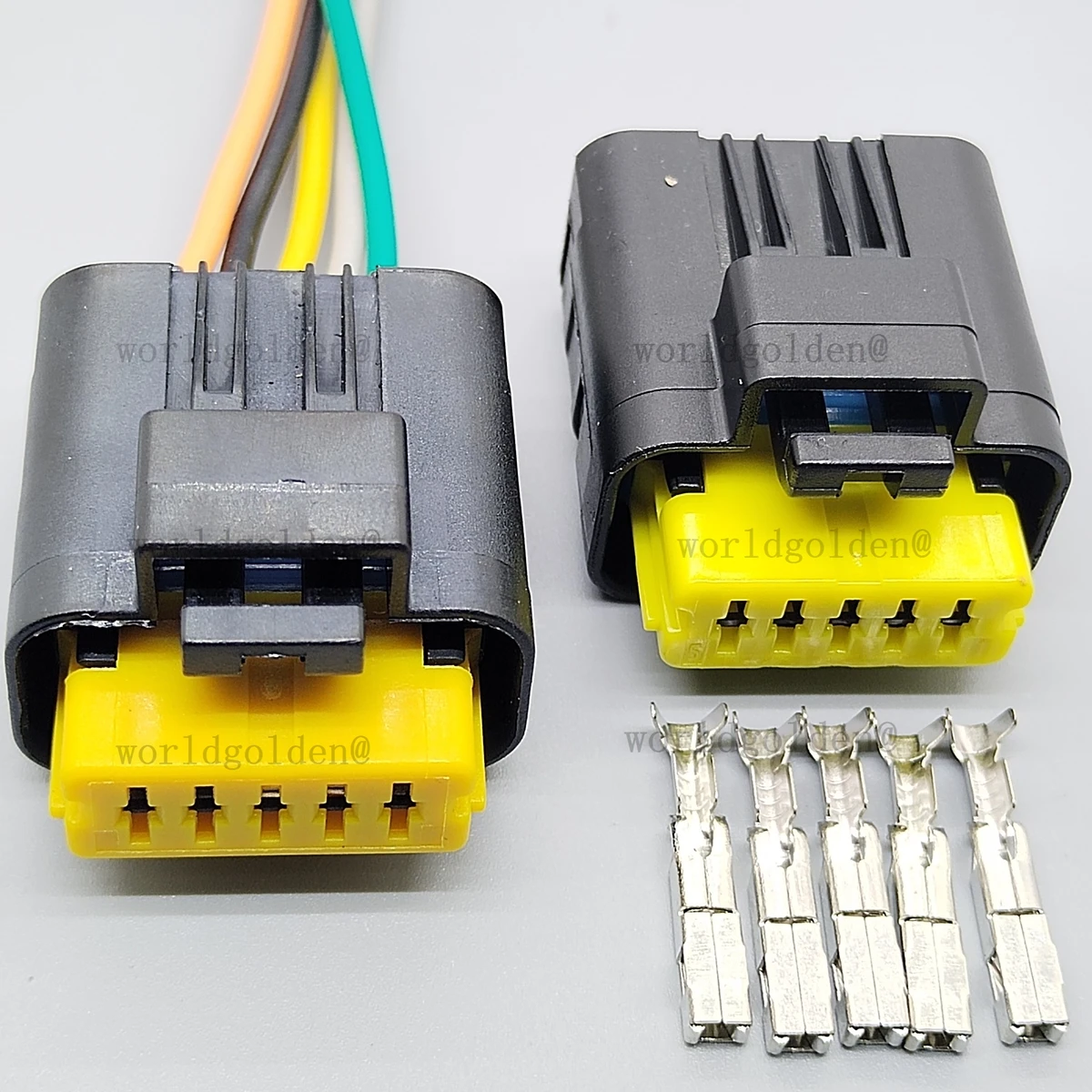 211PC052S0081 5Pin Male Female Plug Kit for Universal Vehicles Body Sensor Harness Repair car connector