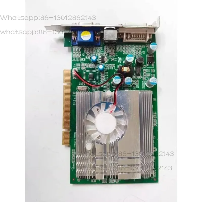 Vintage GeForce FX 5200 PCI Graphics Card, 128MB Video Memory with DVI & VGA Dual Output Ports